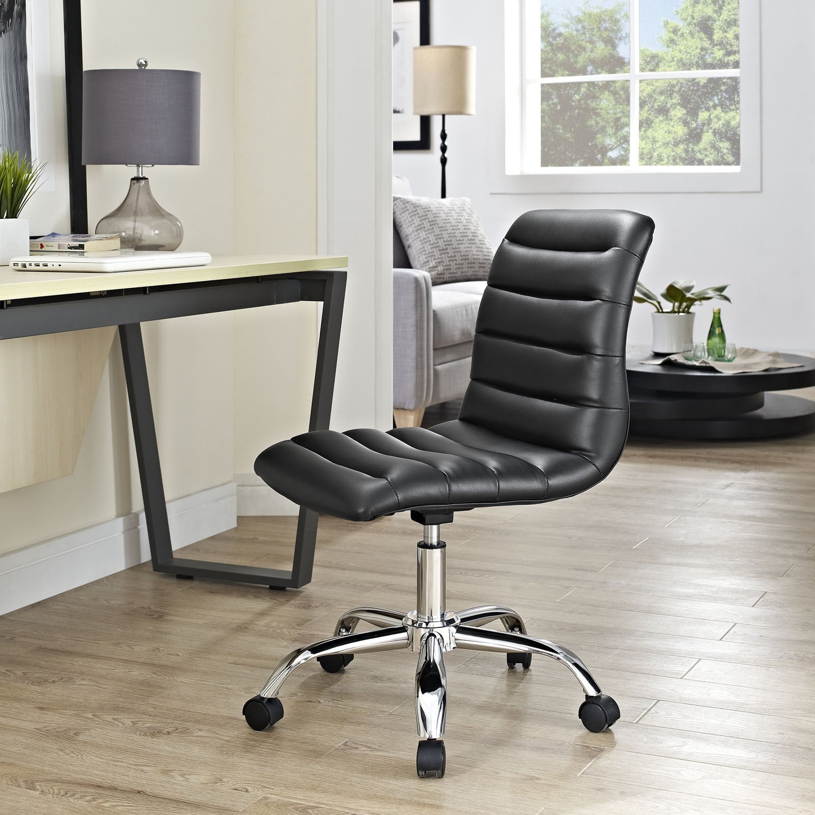 Modway Modern Ripple Mid Back Adjustable Computer Office Chair EEI-1532-Minimal & Modern