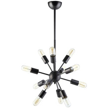 Modway Furniture Modern Spectrum Metal Chandelier in Black Modway Furniture Modern Sovereign Queen Headboard MOD-5163-Minimal & Modern