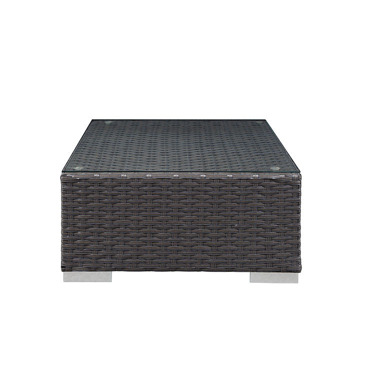 Modway Furniture Modern Sojourn Outdoor Patio Ottoman in Sunbrella EEI-1855-CHC-Minimal & Modern