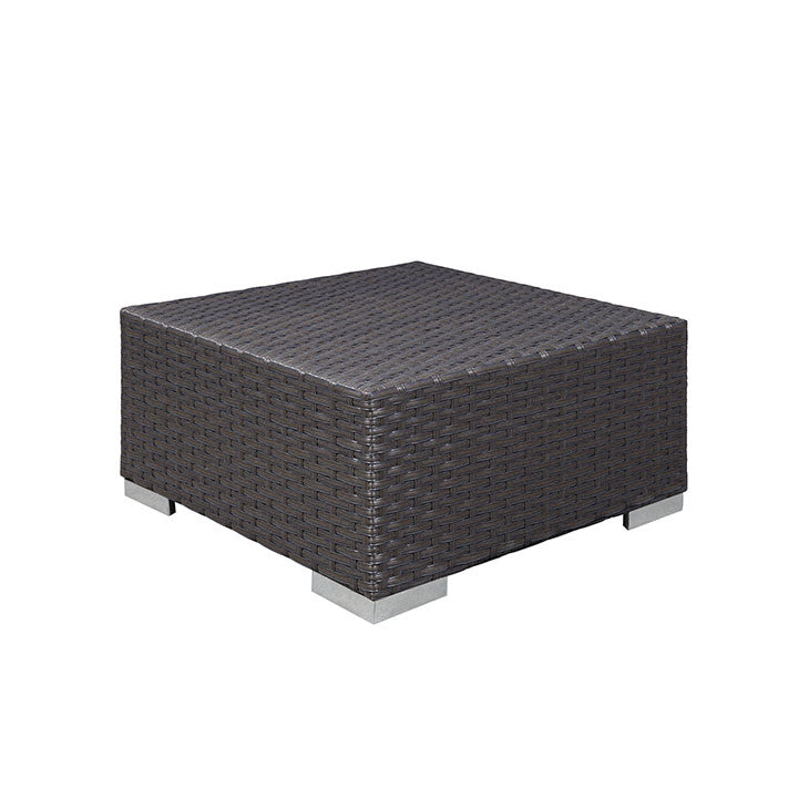 Modway Furniture Modern Sojourn Outdoor Patio Ottoman in Sunbrella EEI-1855-CHC-Minimal & Modern