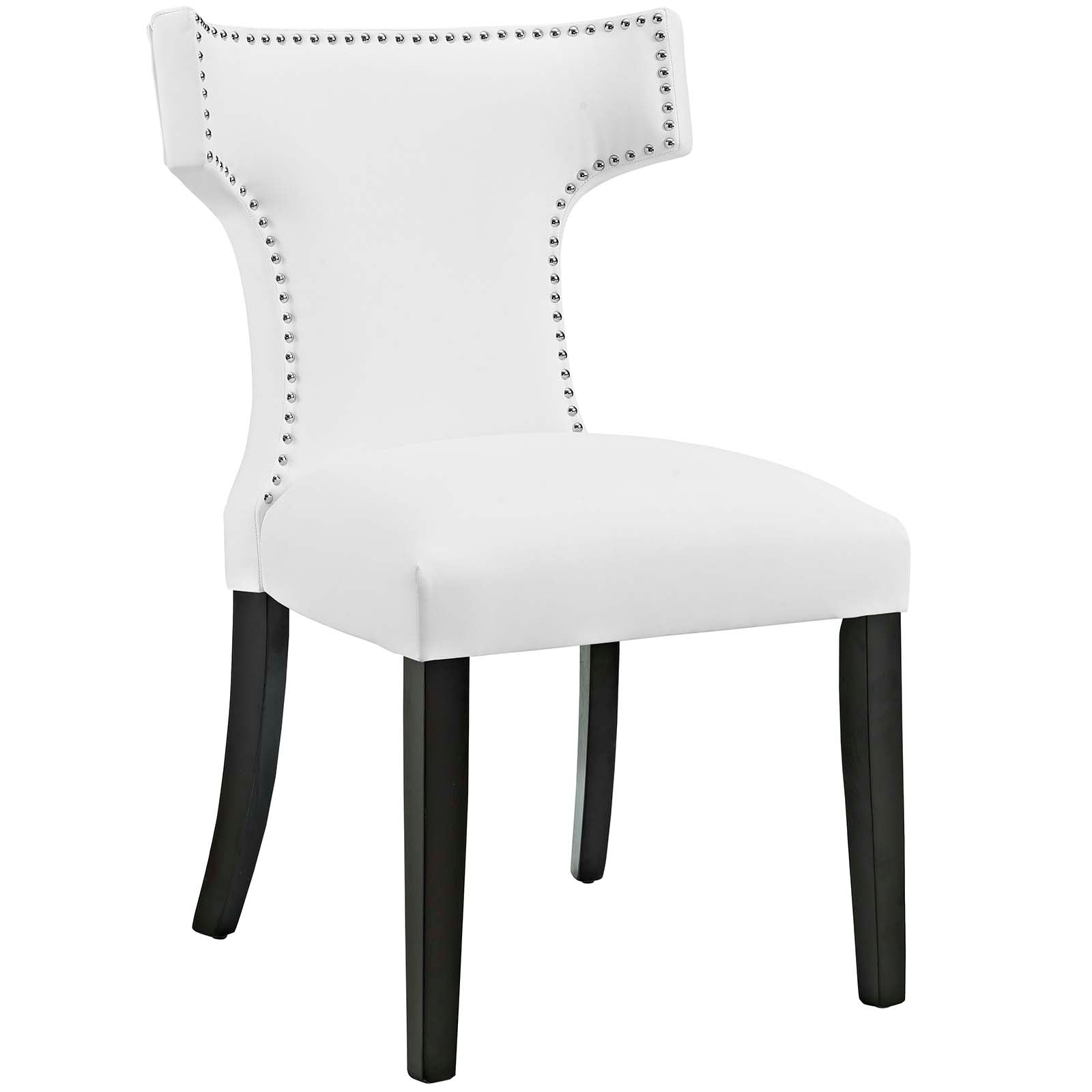 Modway Furniture Modern Curve Vinyl Dining Chair - EEI-2220-Minimal & Modern