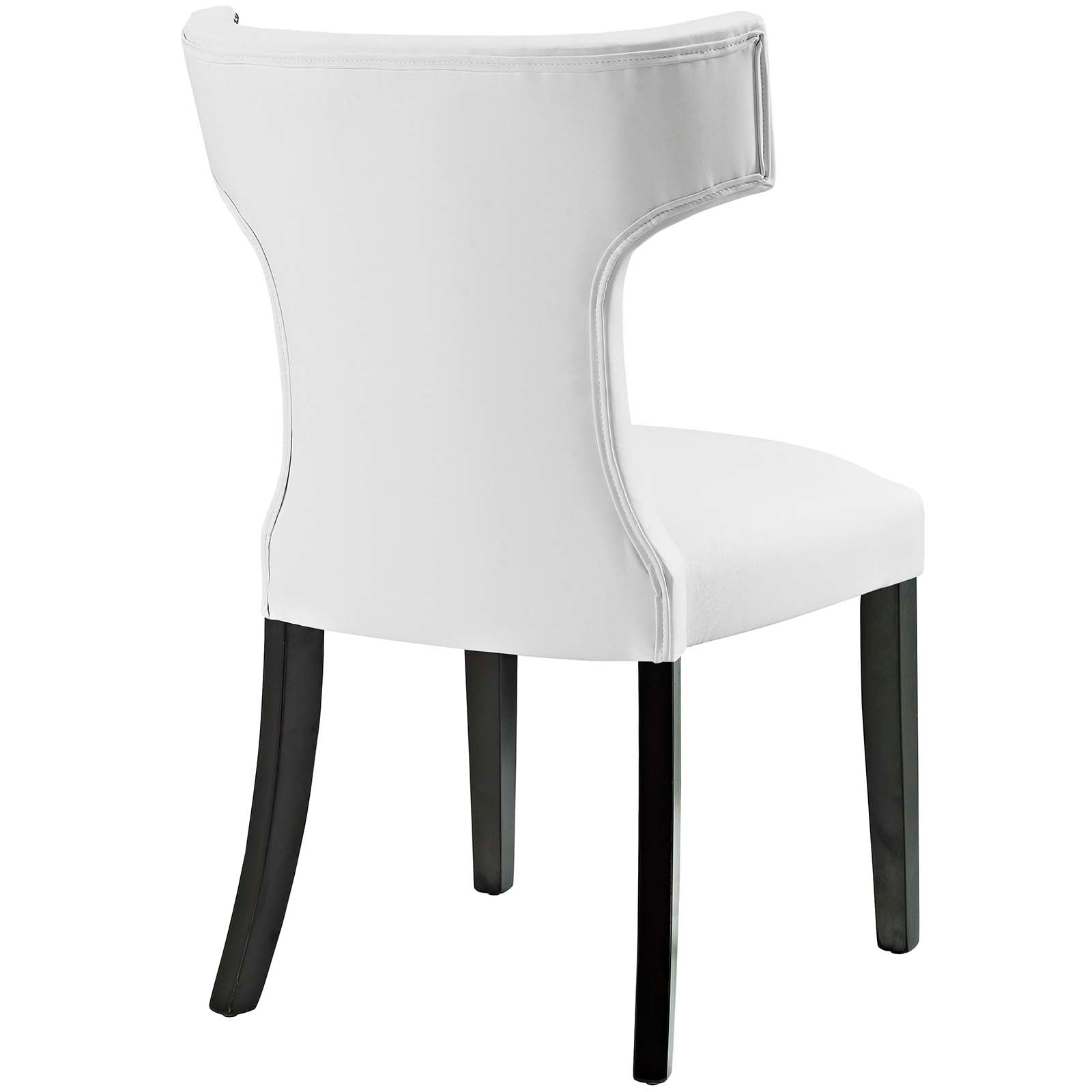 Modway Furniture Modern Curve Vinyl Dining Chair - EEI-2220-Minimal & Modern