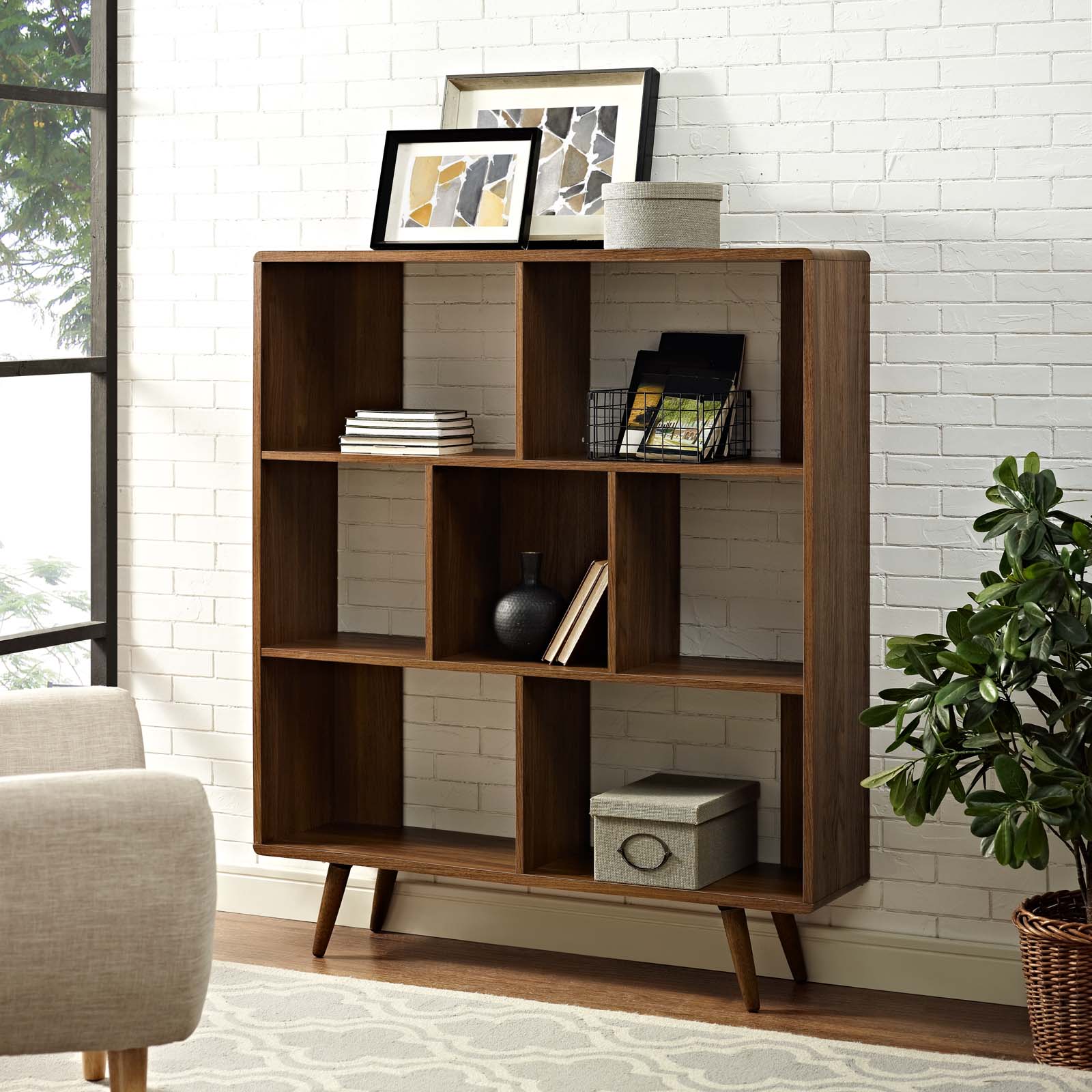 Modway Furniture Modern Transmit Bookcase - EEI-2529-Minimal & Modern