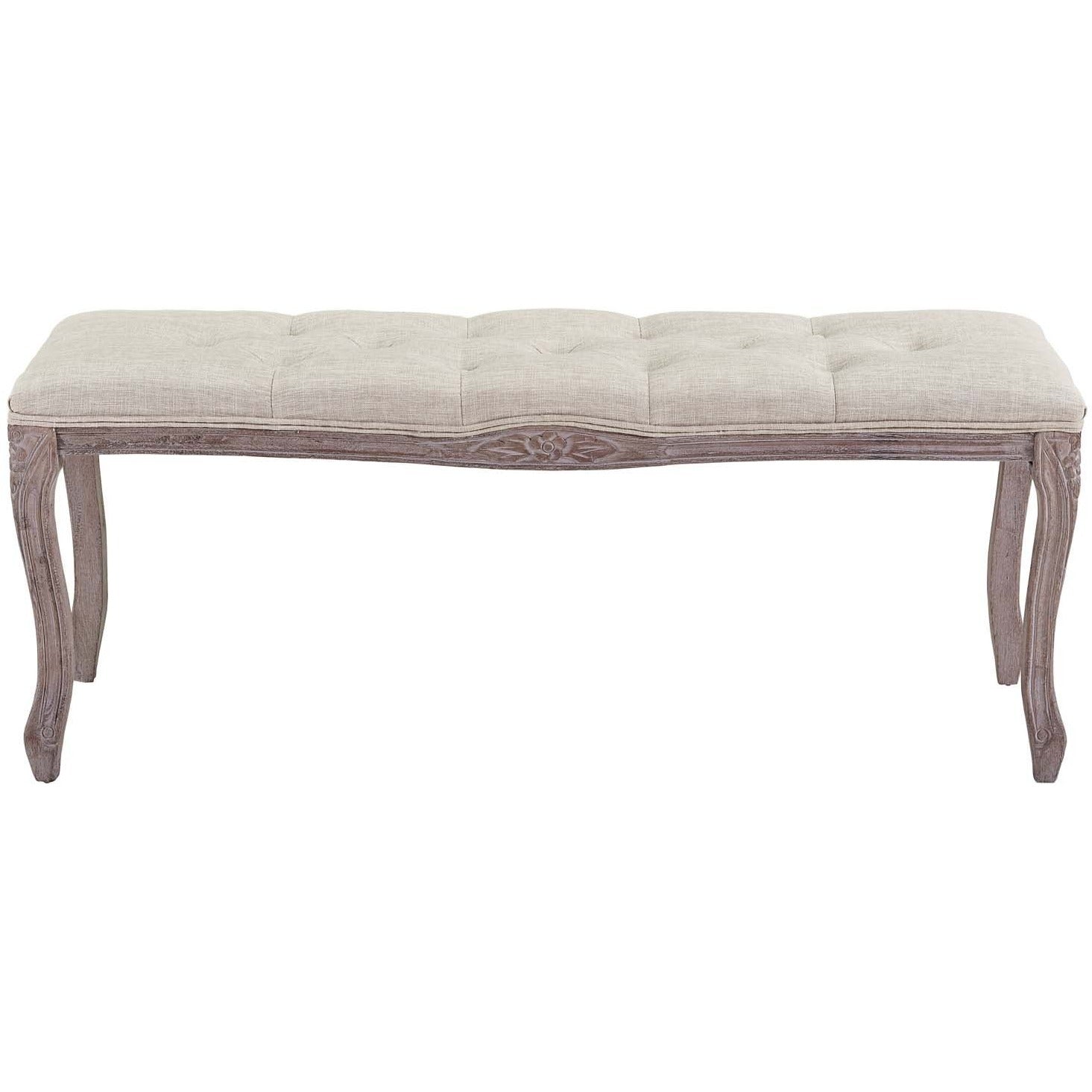 Modway Furniture Modern Regal Vintage French Upholstered Fabric Bench - EEI-2794-Minimal & Modern