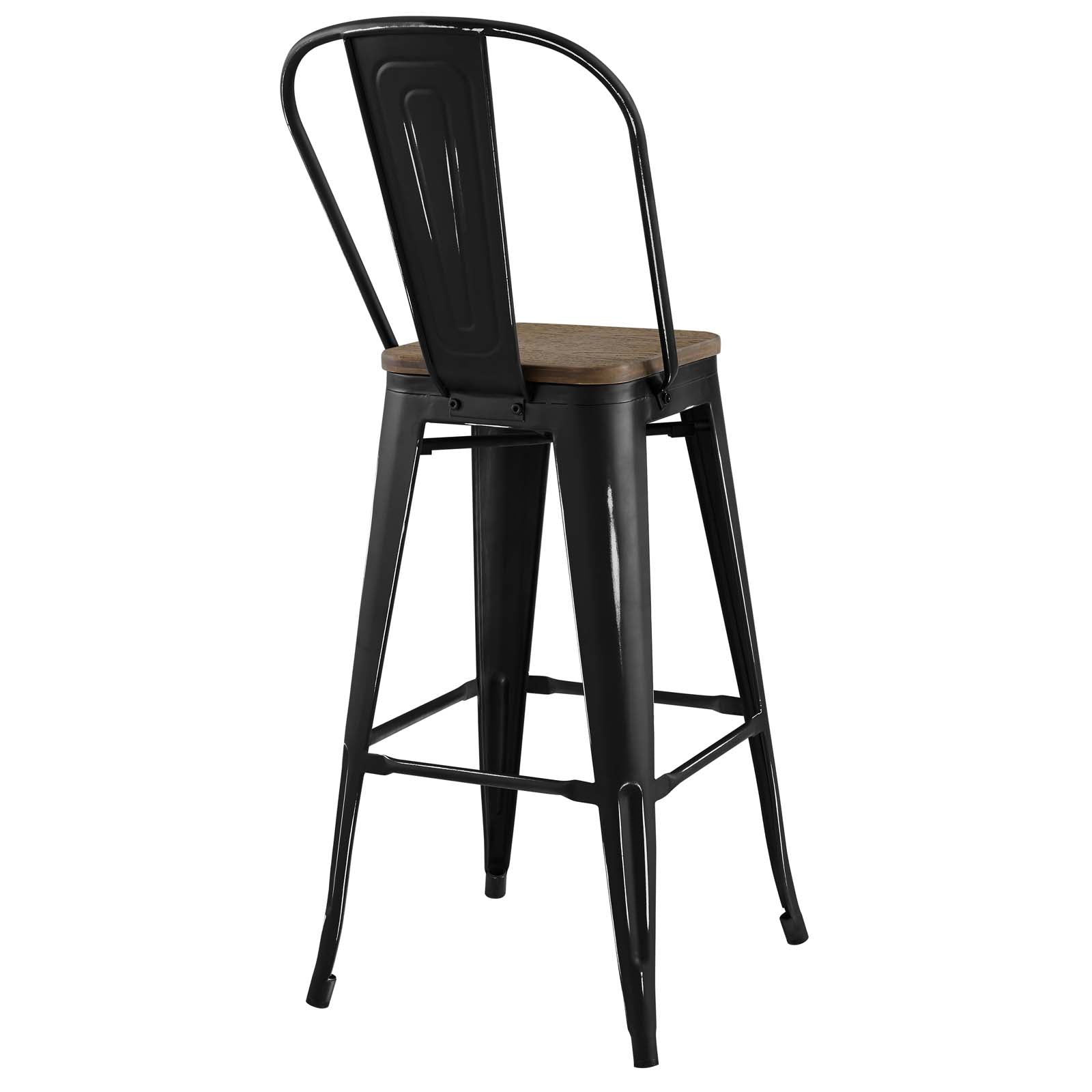 Modway Furniture Modern Promenade Metal Bar Stool - EEI-2816-Minimal & Modern