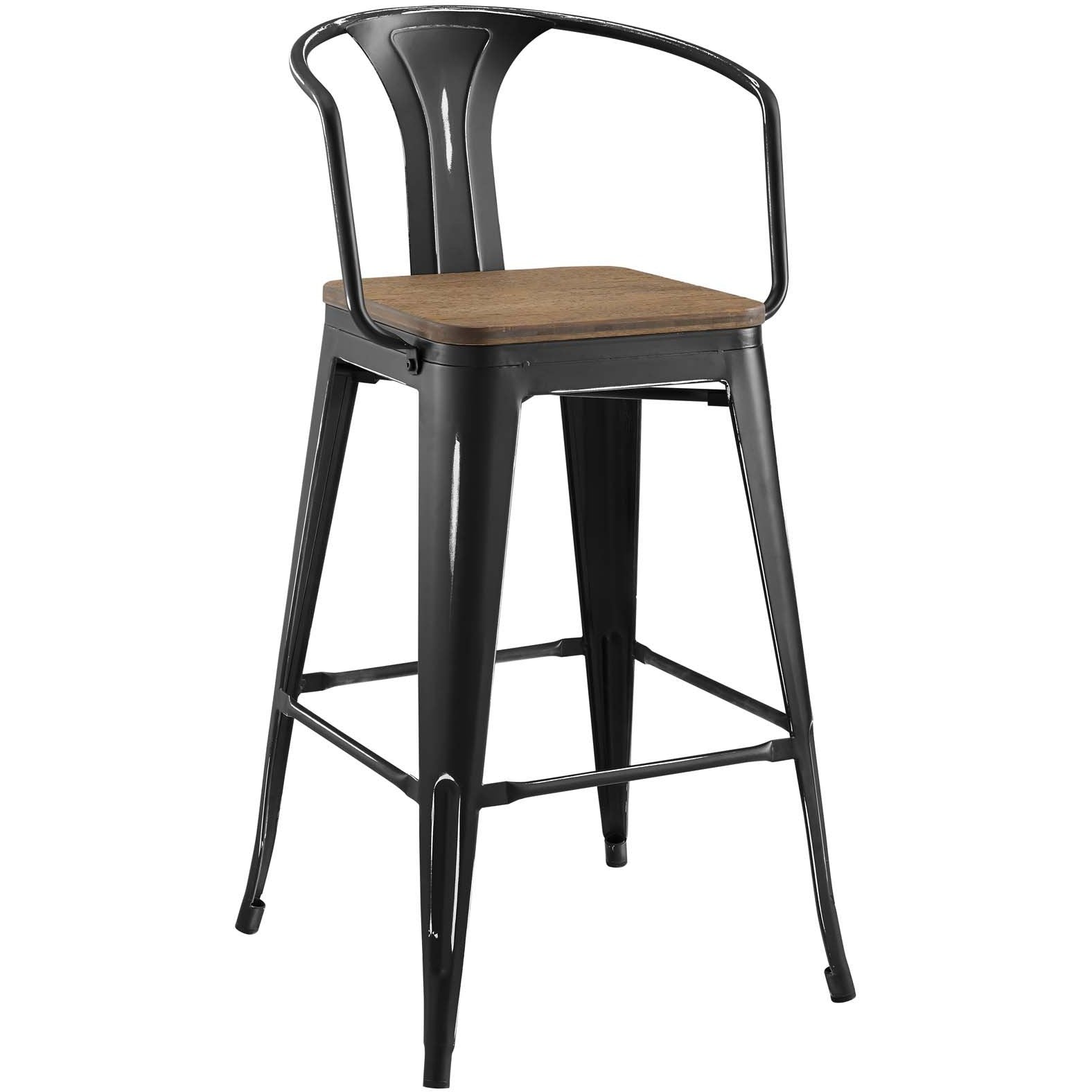 Modway Furniture Modern Promenade Bar Stool - EEI-2818-Minimal & Modern