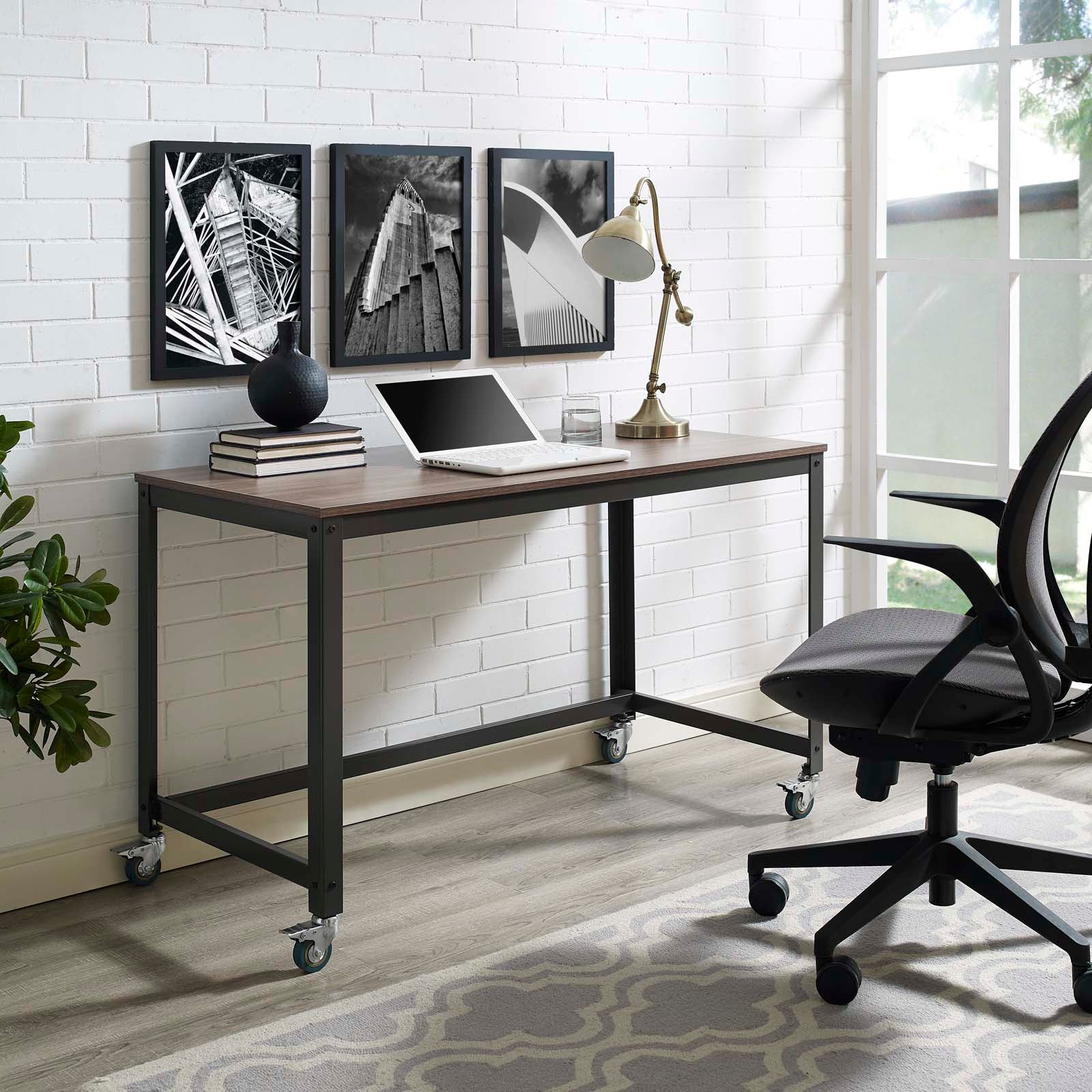 Modway Furniture Modern Vivify Computer Office Desk - EEI-2852-Minimal & Modern