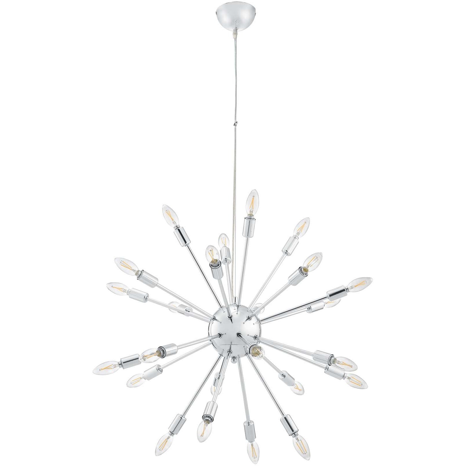 Modway Furniture Modern Gamut Metal Chandelier - EEI-2886-Minimal & Modern