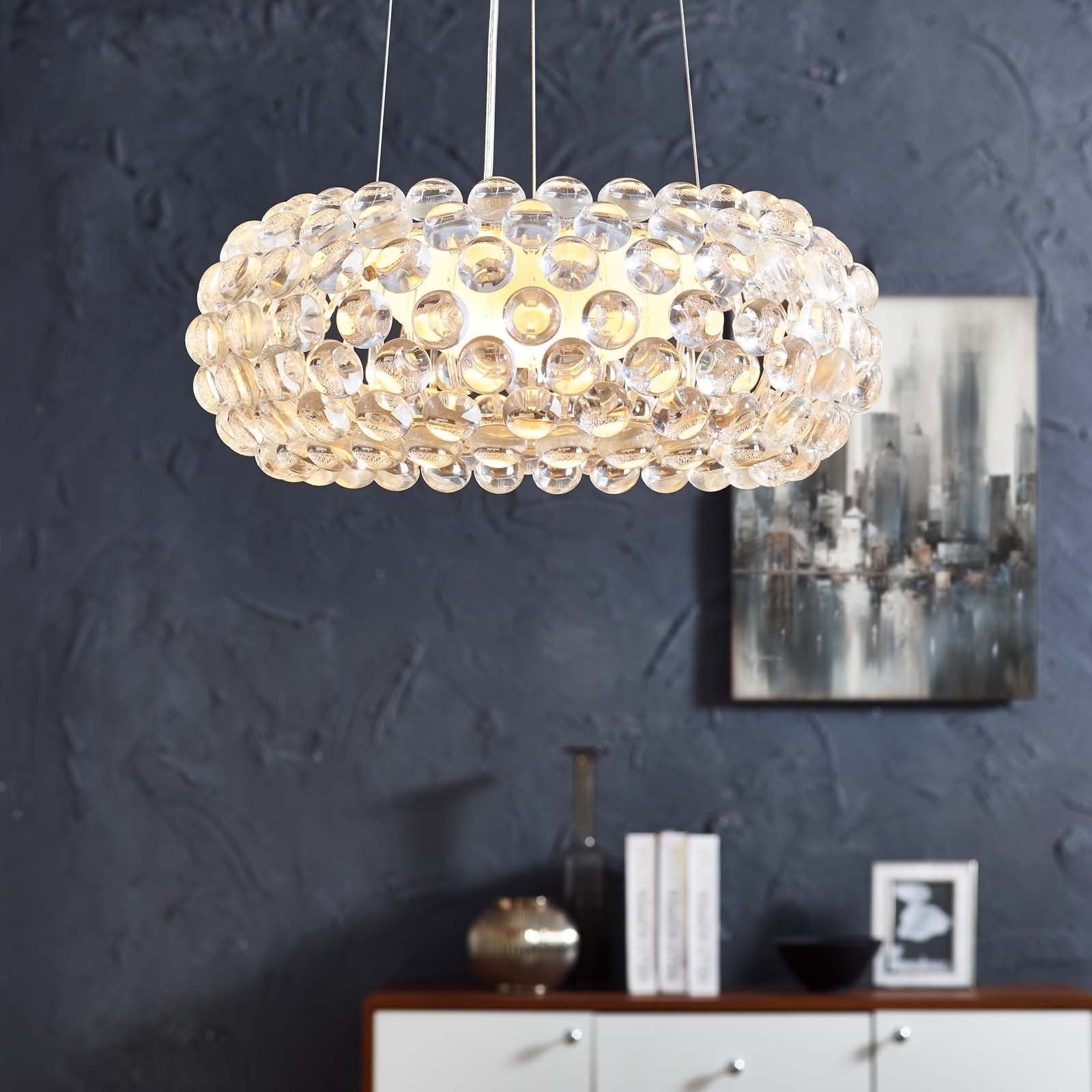 Modway Furniture Modern Halo 20" Pendant Chandelier - EEI-2912-Minimal & Modern