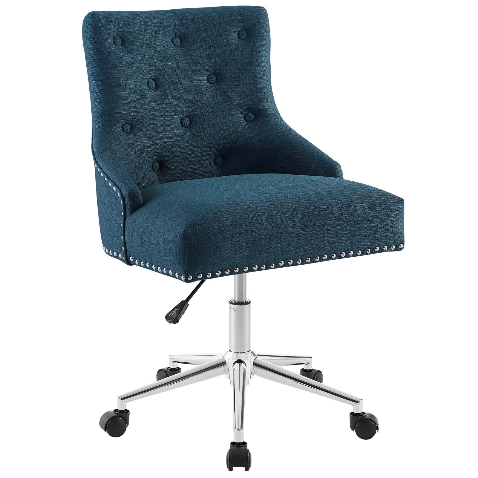 Modway Furniture Modern Regent Tufted Button Swivel Upholstered Fabric Office Chair - EEI-3609