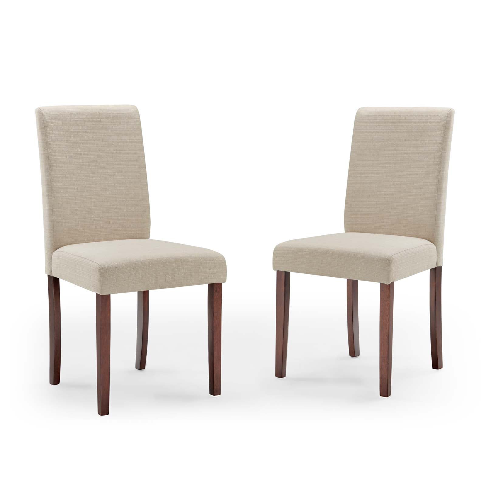 Modway Furniture Modern Prosper Upholstered Fabric Dining Side Chair Set of 2 - EEI-3618