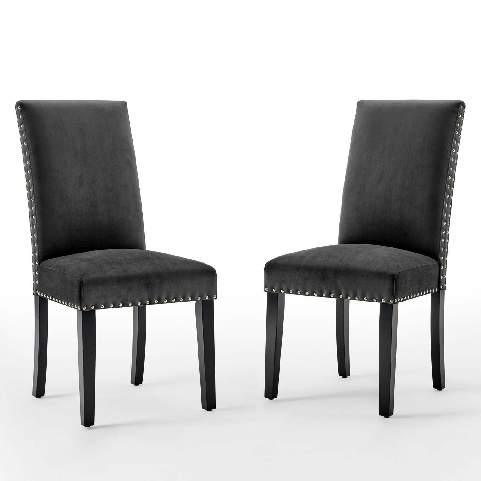 Modway Furniture Modern Parcel Performance Velvet Dining Side Chairs - Set of 2 - EEI-3779