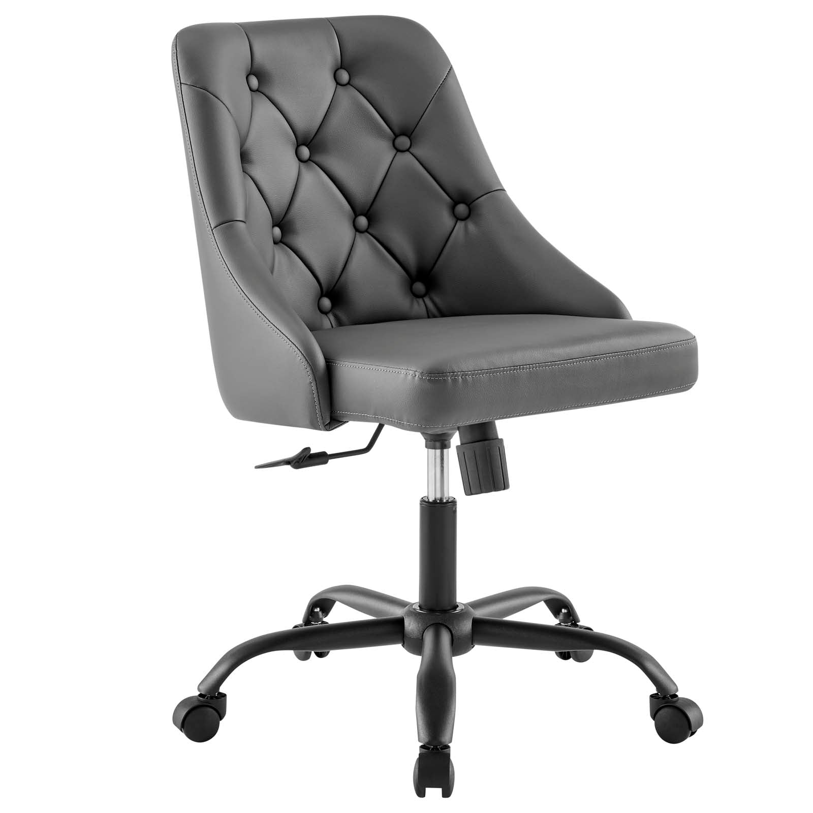 Modway Furniture Modern Distinct Tufted Swivel Vegan Leather Office Chair - EEI-4370