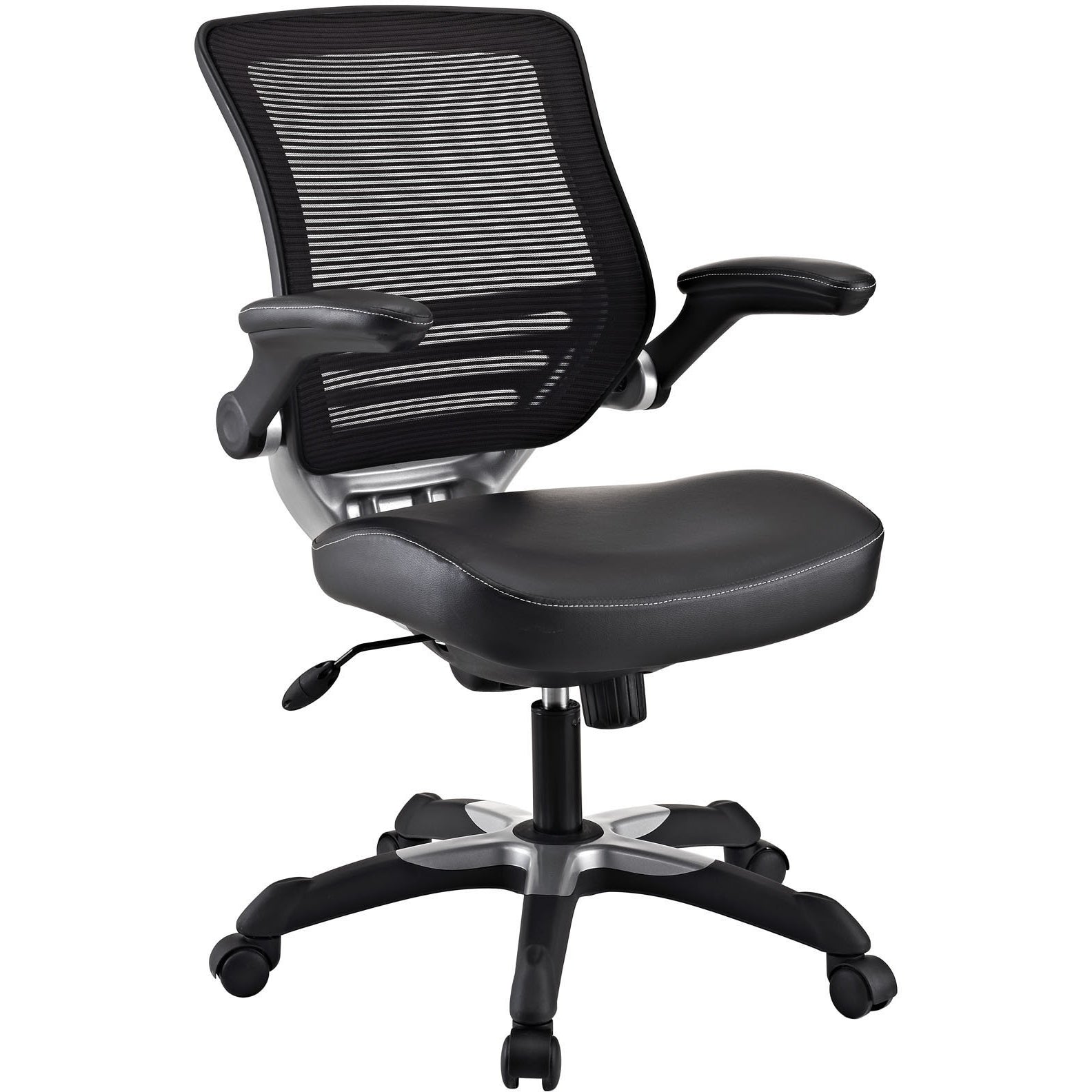 Modway Modern Edge Vinyl Adjustable Computer Office Chair EEI-595-Minimal & Modern