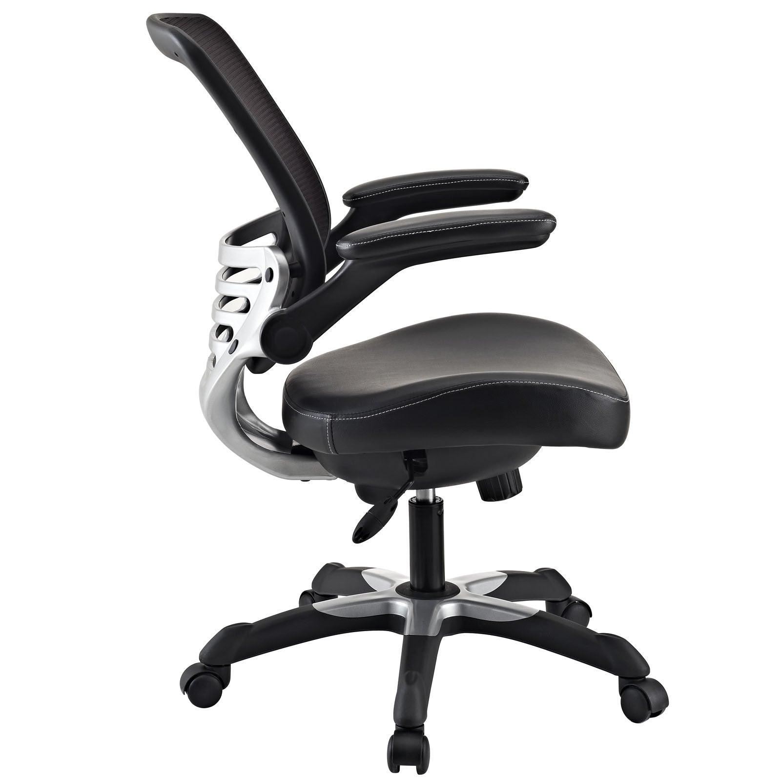 Modway Modern Edge Vinyl Adjustable Computer Office Chair EEI-595-Minimal & Modern