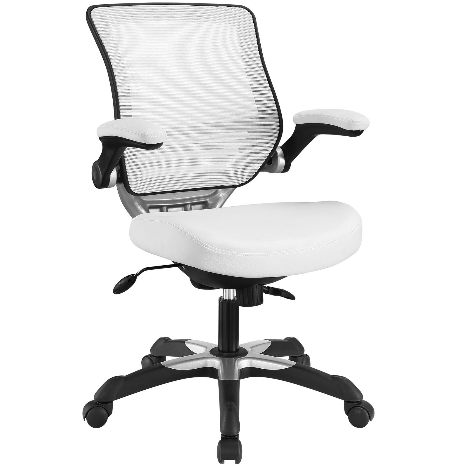 Modway Modern Edge Vinyl Adjustable Computer Office Chair EEI-595-Minimal & Modern