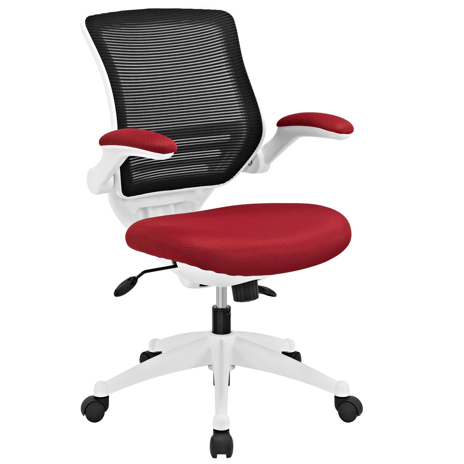 Modway Modern Edge White Base Adjustable Computer Office Chair EEI-596-Minimal & Modern