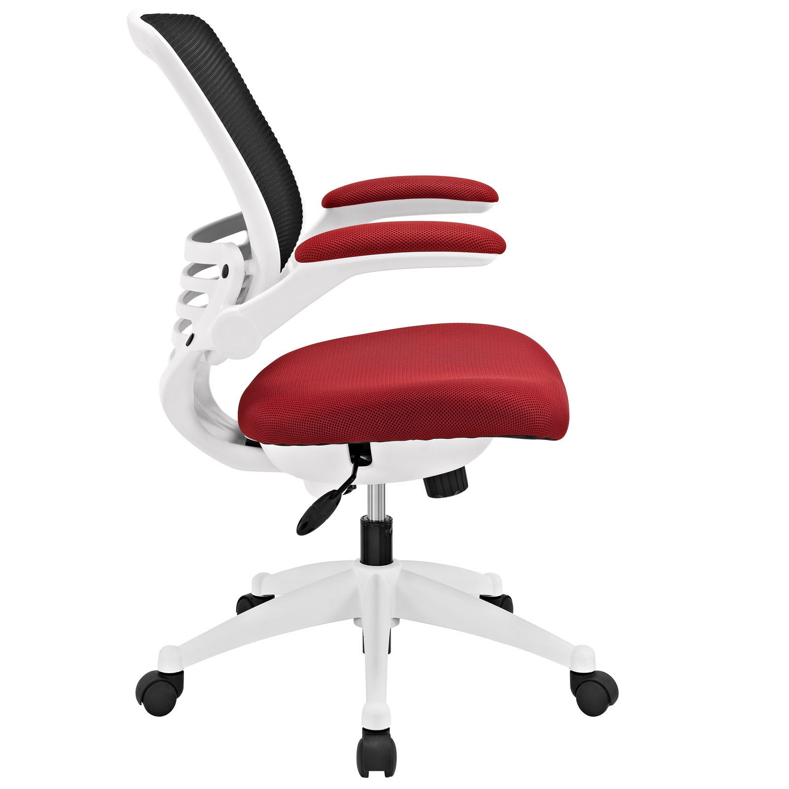 Modway Modern Edge White Base Adjustable Computer Office Chair EEI-596-Minimal & Modern