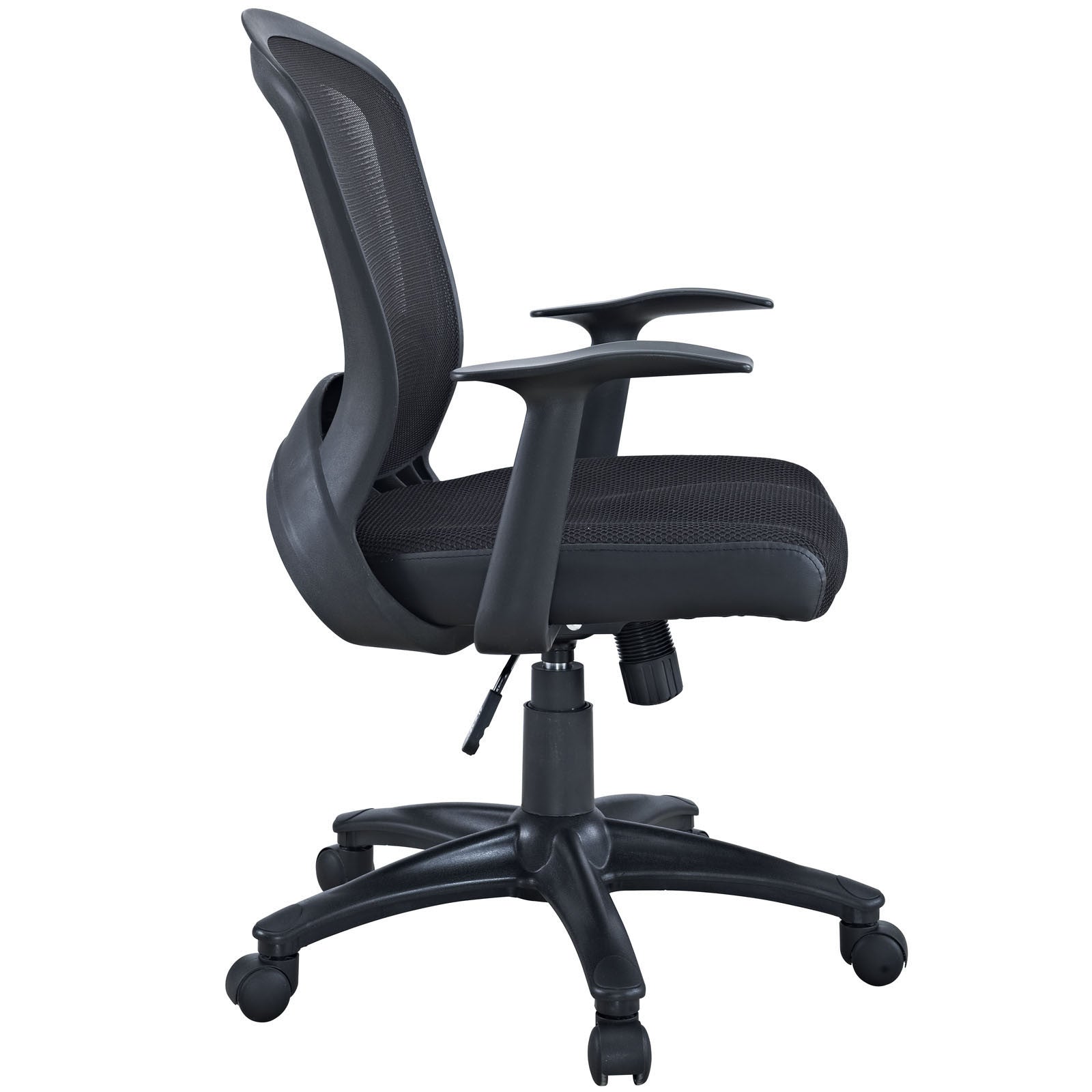 Modway Modern Pulse Mesh Adjustable Computer Office Chair EEI-758-BLK-Minimal & Modern