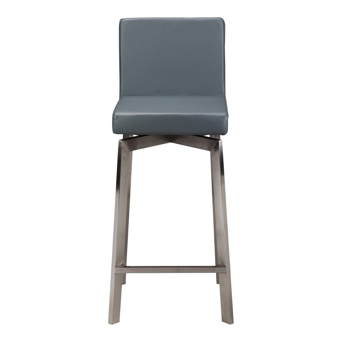 Moe's Home Collection Giro Swivel Barstool Grey - EH-1038-25 - Moe's Home Collection - Bar Stools - Minimal And Modern - 1