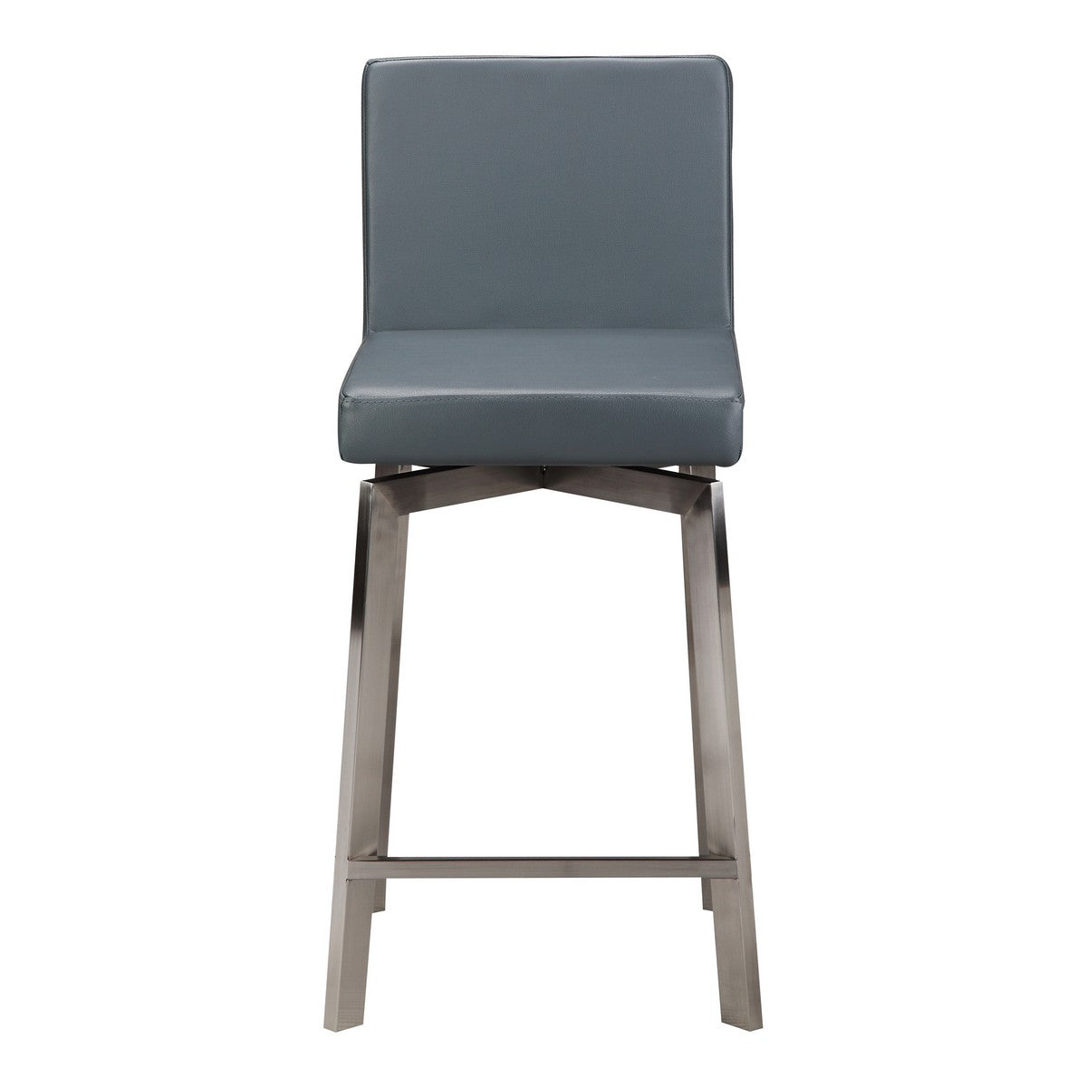 Moe's Home Collection Giro Swivel Counter Stool Grey - EH-1039-25 - Moe's Home Collection - Counter Stools - Minimal And Modern - 1