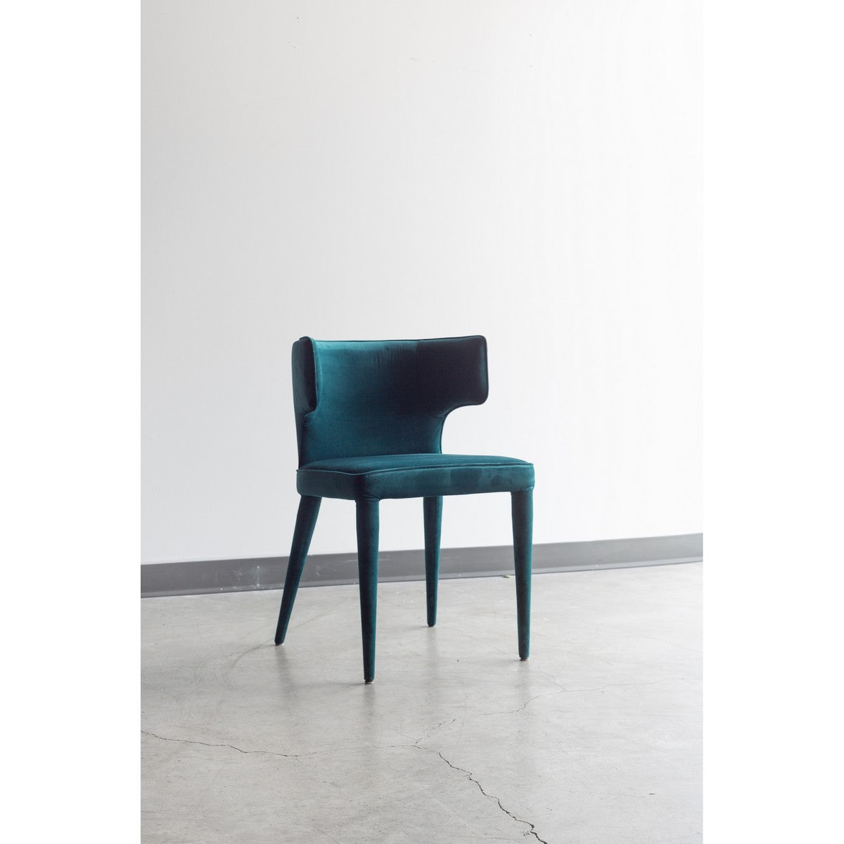 Moe's Home Collection Jennaya Dining Chair Teal - EH-1103-36 - Moe's Home Collection - Dining Chairs - Minimal And Modern - 1