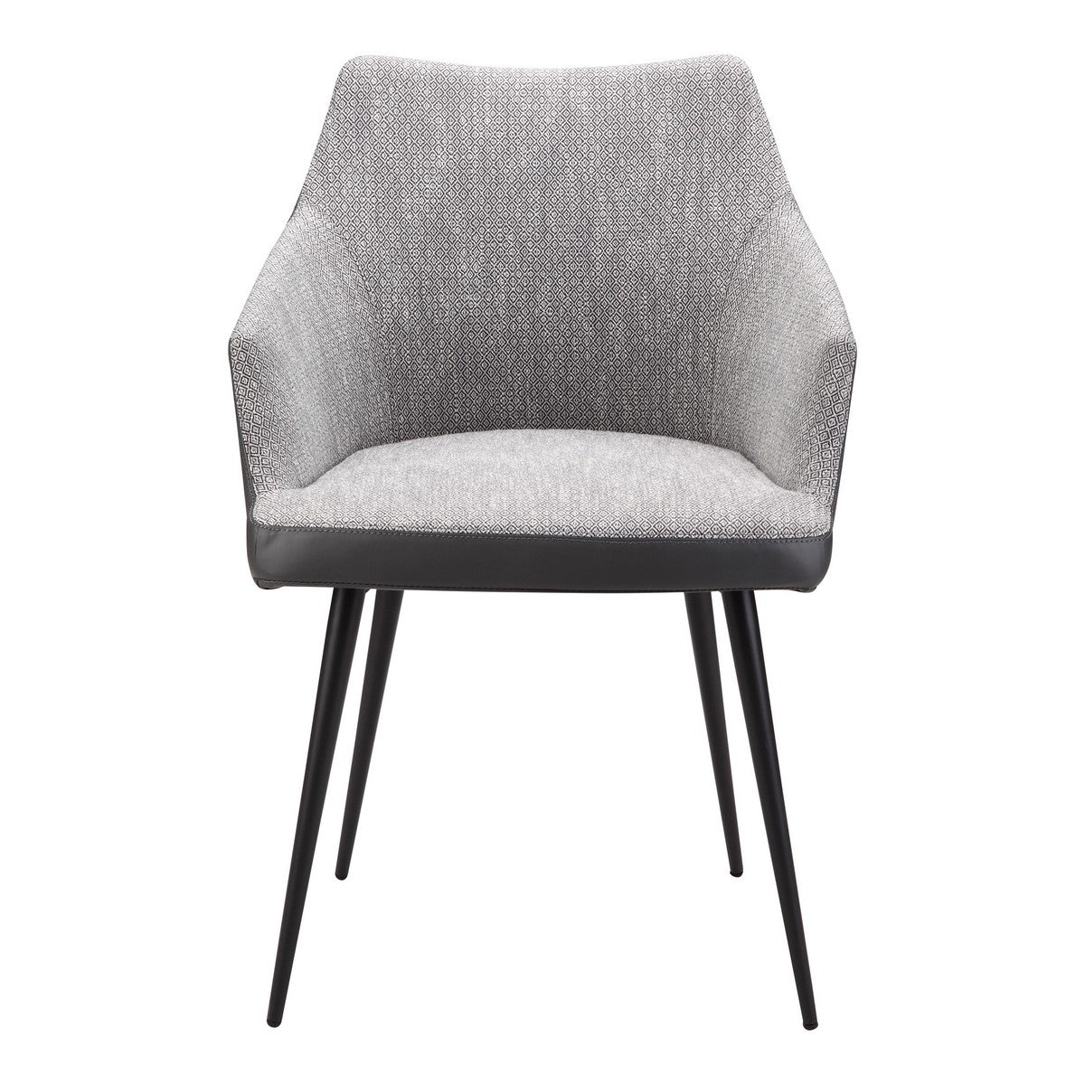 Moe's Home Collection Beckett Dining Chair Grey - EJ-1027-15 - Moe's Home Collection - Dining Chairs - Minimal And Modern - 1