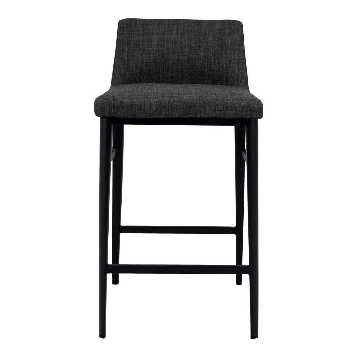 Moe's Home Collection Baron Counter Stool Charcoal - EJ-1031-07 - Moe's Home Collection - Counter Stools - Minimal And Modern - 1