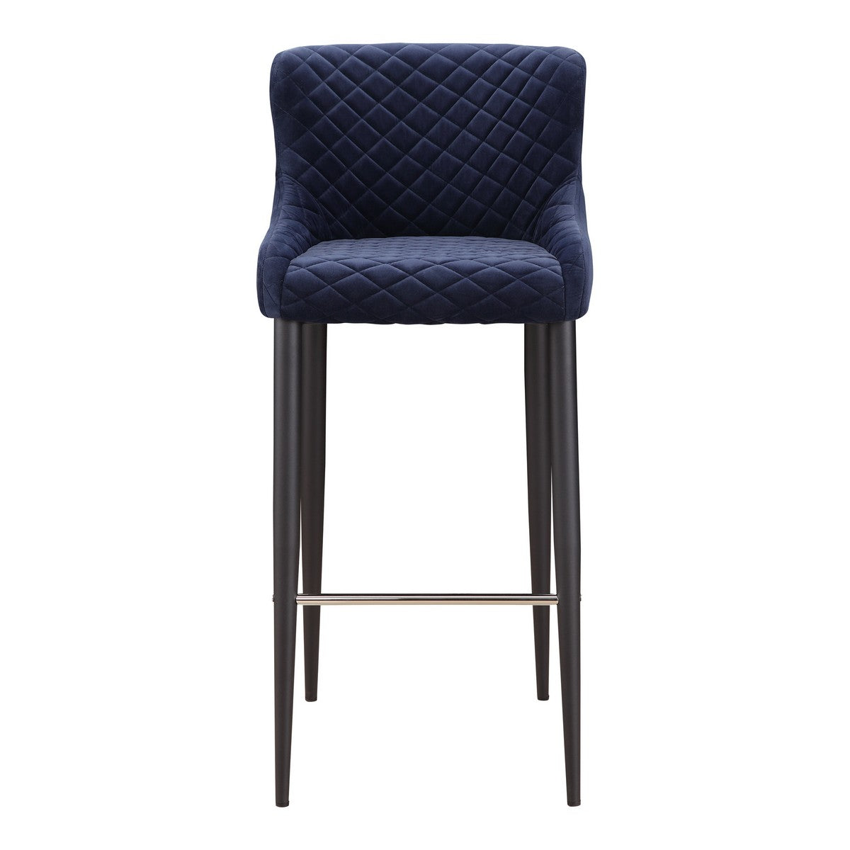 Moe's Home Collection Etta Barstool Dark Blue - ER-2049-46 - Moe's Home Collection - Bar Stools - Minimal And Modern - 1