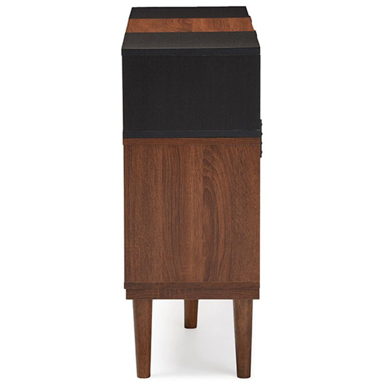 Baxton Studio Anderson Mid-century Retro Modern Oak and Espresso Wood Sideboard Storage Cabinet Baxton Studio--Minimal And Modern - 4