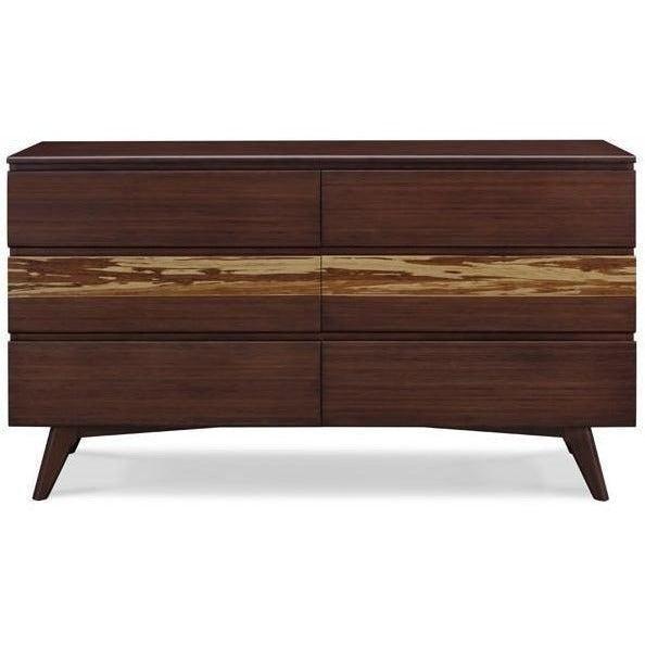 Greenington Azara Modern Bamboo Six Drawer Dresser Chest-Minimal & Modern