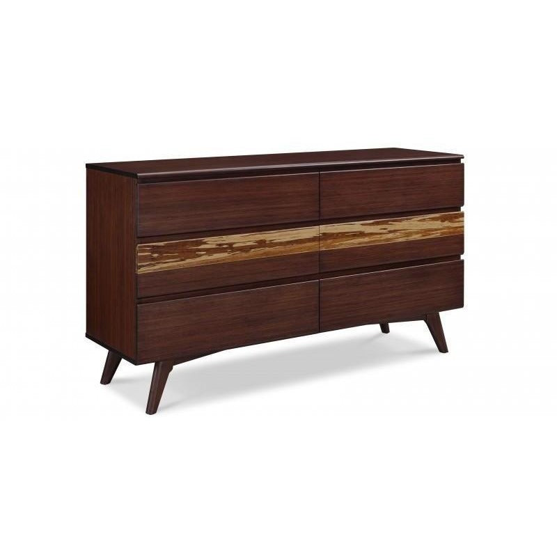 Greenington Azara Modern Bamboo Six Drawer Dresser Chest-Minimal & Modern