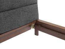 Greenington Park Avenue Queen Platform Bed with Fabric, Ruby - GPA0001RB