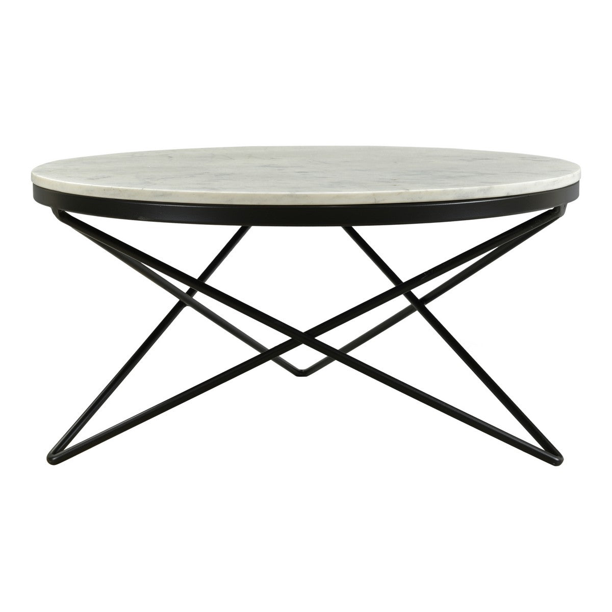 Moe's Home Collection Haley Coffee Table Black Base - IK-1002-02 - Moe's Home Collection - Coffee Tables - Minimal And Modern - 1