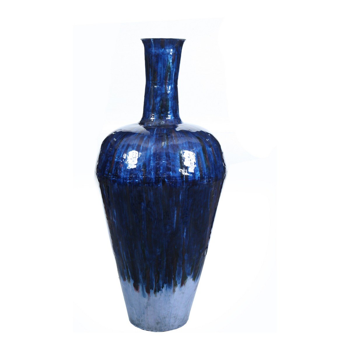 Moe's Home Collection Tanzanite Vase Large - IX-1101-19 - Moe's Home Collection - Vases - Minimal And Modern - 1