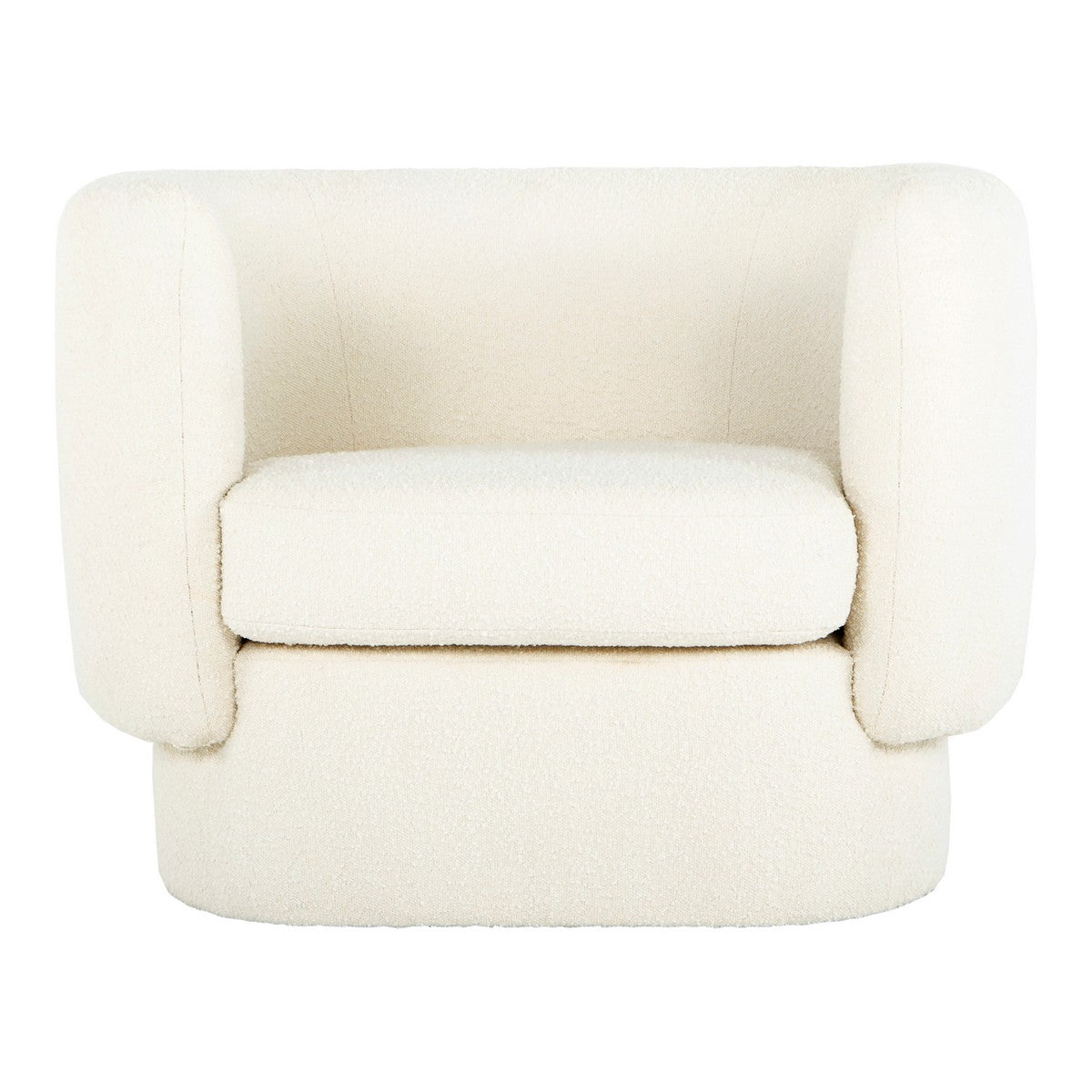 Moe's Home Collection Koba Chair Maya White - JM-1002-18 - Moe's Home Collection - lounge chairs - Minimal And Modern - 1