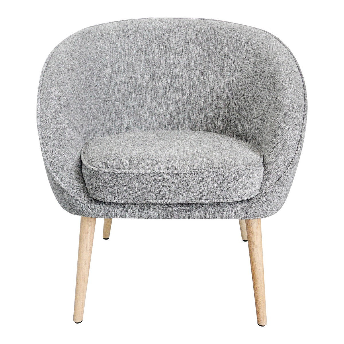 Moe's Home Collection Farah Chair Grey - JW-1001-15 - Moe's Home Collection - lounge chairs - Minimal And Modern - 1