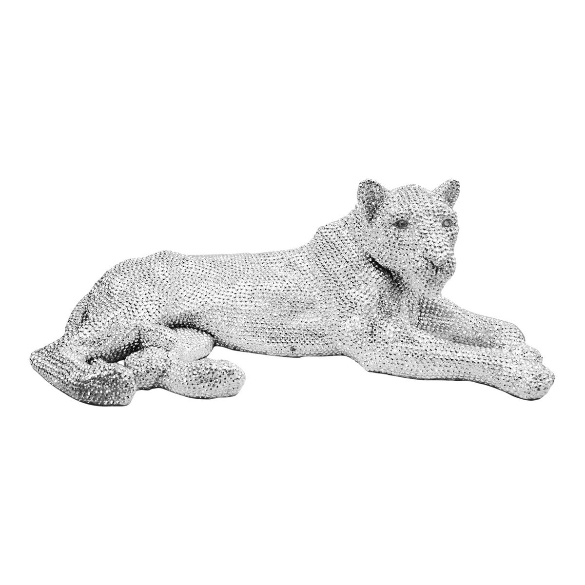 Moe's Home Collection Panthera Statue Silver - LA-1055-30 - Moe's Home Collection - Art - Minimal And Modern - 1