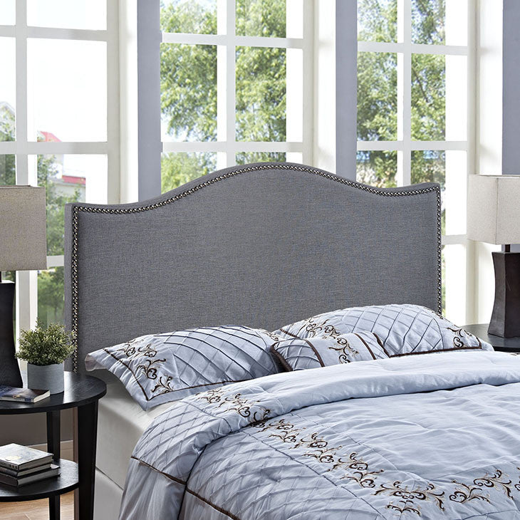 Modway Furniture Modern Curl Queen Nailhead Upholstered Headboard MOD-5206-Minimal & Modern