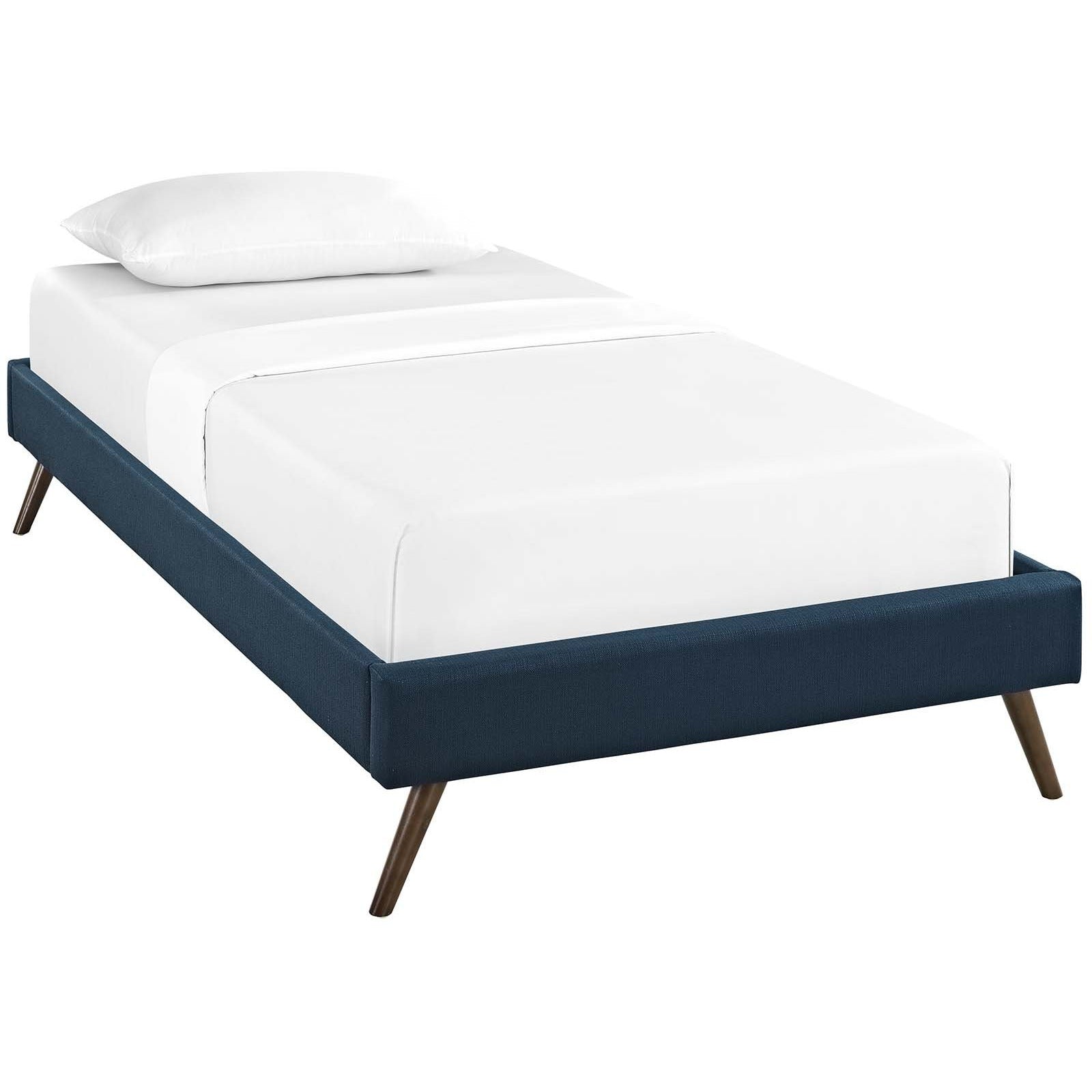 Modway Furniture Modern Loryn Twin Bed Frame with Round Splayed Legs - MOD-5887-Minimal & Modern