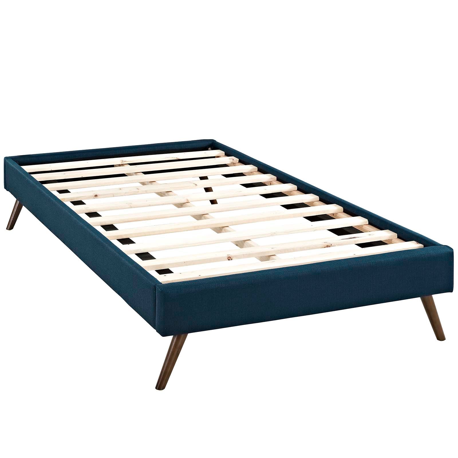 Modway Furniture Modern Loryn Twin Bed Frame with Round Splayed Legs - MOD-5887-Minimal & Modern