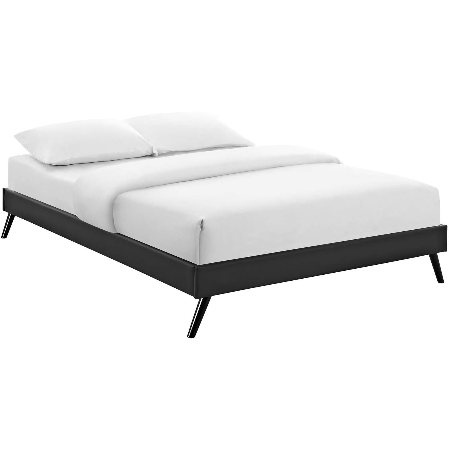 Modway Furniture Modern Loryn Full Bed Frame with Round Splayed Legs - MOD-5888-Minimal & Modern