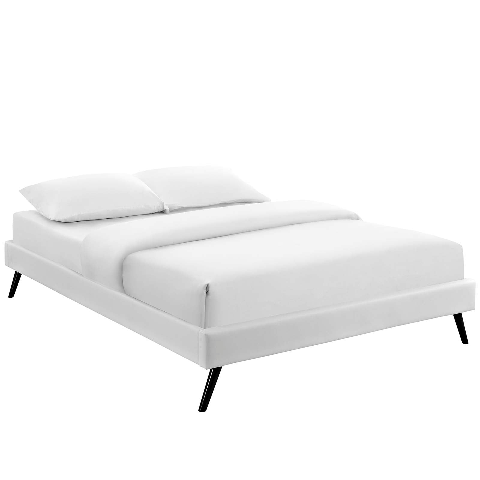 Modway Furniture Modern Loryn Full Bed Frame with Round Splayed Legs - MOD-5888-Minimal & Modern