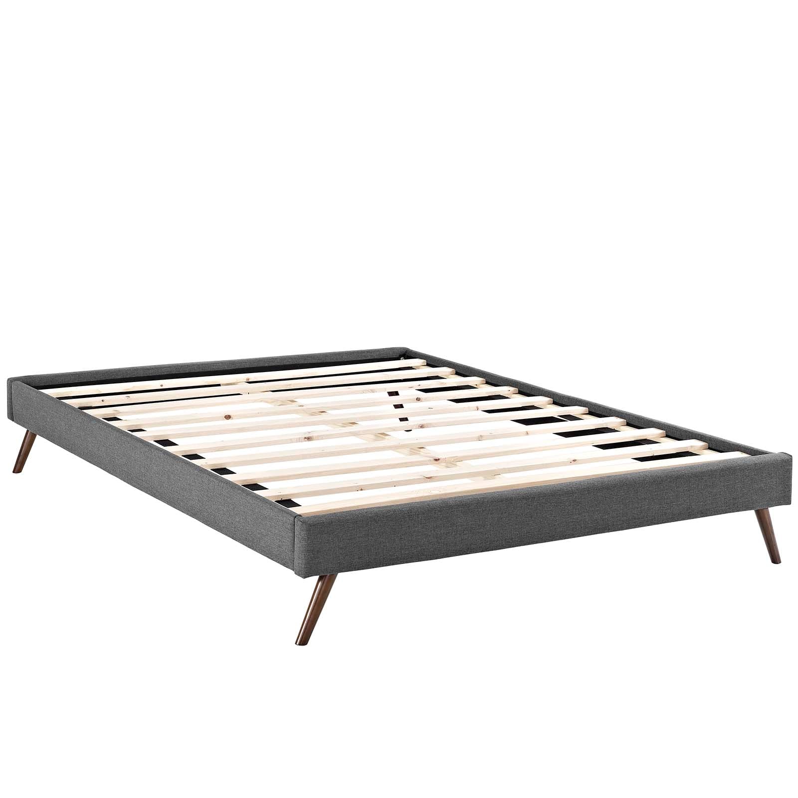 Modway Furniture Modern Loryn Full Bed Frame with Round Splayed Legs - MOD-5889-Minimal & Modern