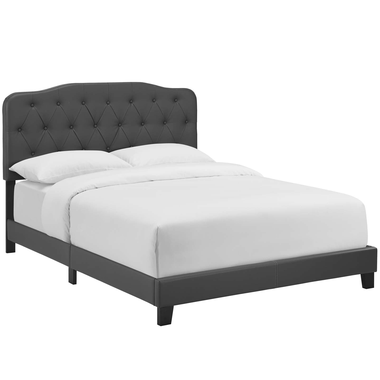 Modway Furniture Modern Amelia Full Faux Leather Bed - MOD-5991