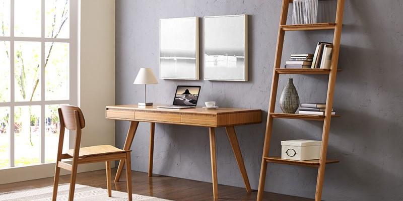 Greenington Currant Modern Bamboo Writing Work Desk-Minimal & Modern