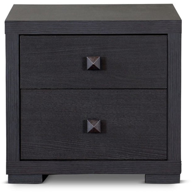 Baxton Studio Espresso Silverstone Modern Nightstand Baxton Studio-nightstands-Minimal And Modern - 2