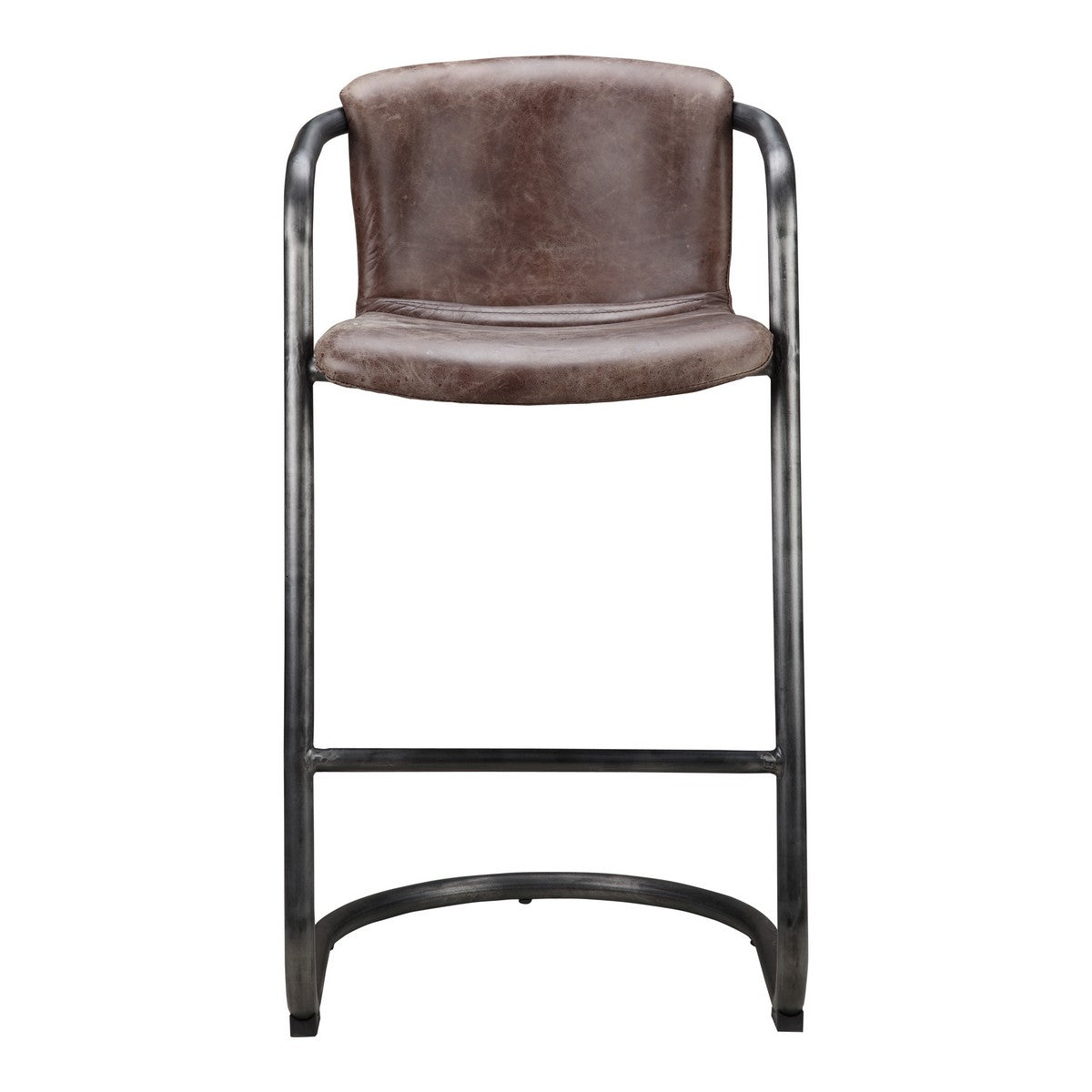 Moe's Home Collection Freeman Barstool Light Brown-Set of Two - PK-1060-03 - Moe's Home Collection - Bar Stools - Minimal And Modern - 1