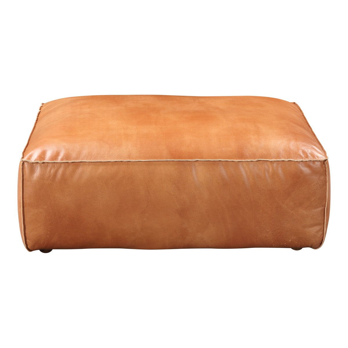 Moe's Home Collection Luxe Ottoman Tan - QN-1020-40 - Moe's Home Collection - Ottomans - Minimal And Modern - 1