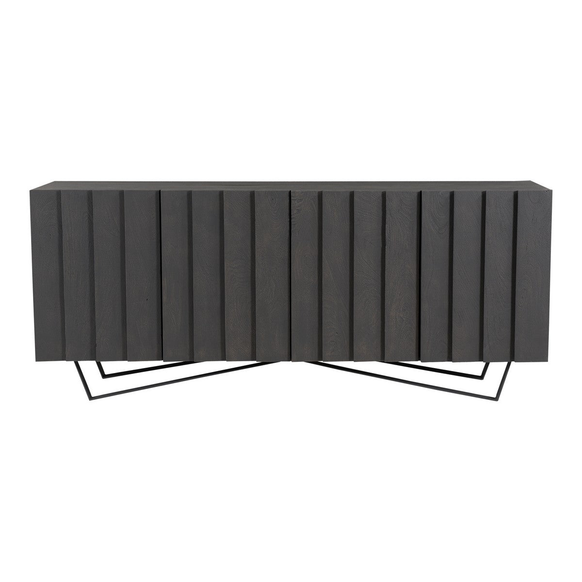 Moe's Home Collection Brolio Sideboard Charcoal - RP-1008-07 - Moe's Home Collection - Sideboards - Minimal And Modern - 1